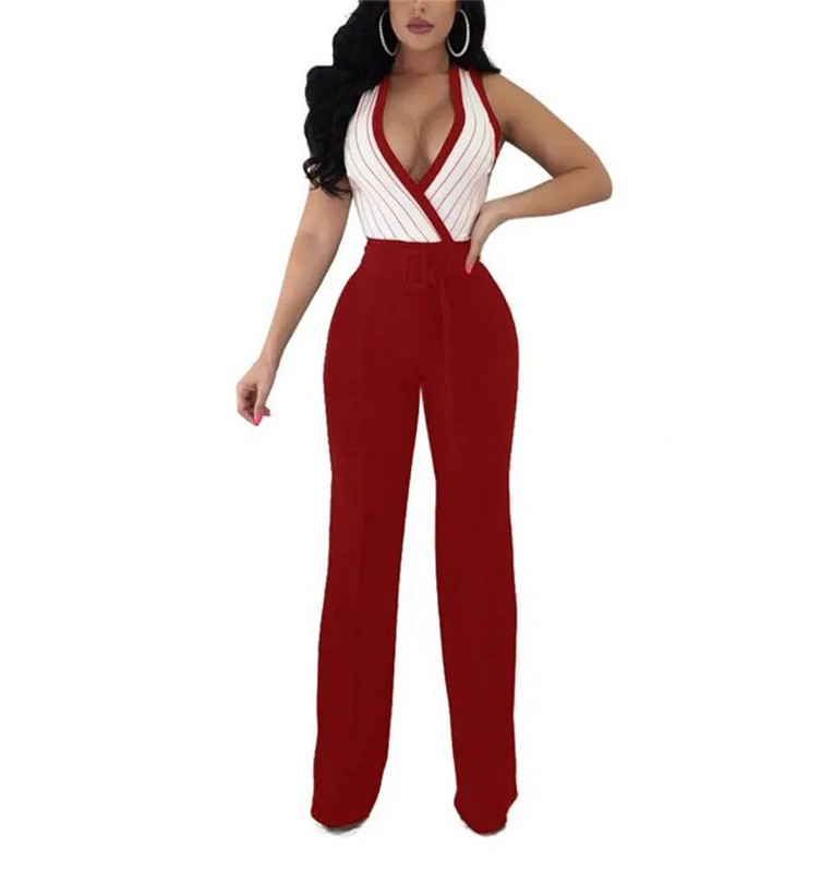 Euroopa ja Ameerika moetriibuga trükitud paarispüksid, varrukateta laia säärega püksid naistele kevadel