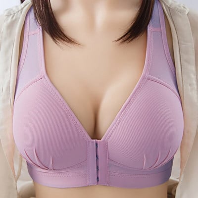 Didelio dydžio besiūliai seksuali liemenėlė, skirta nėščiosioms, drabužiams, nėščioms moterims, priekyje, užsegama krūtimi, apatiniai apatiniai žindymo liemenėlės