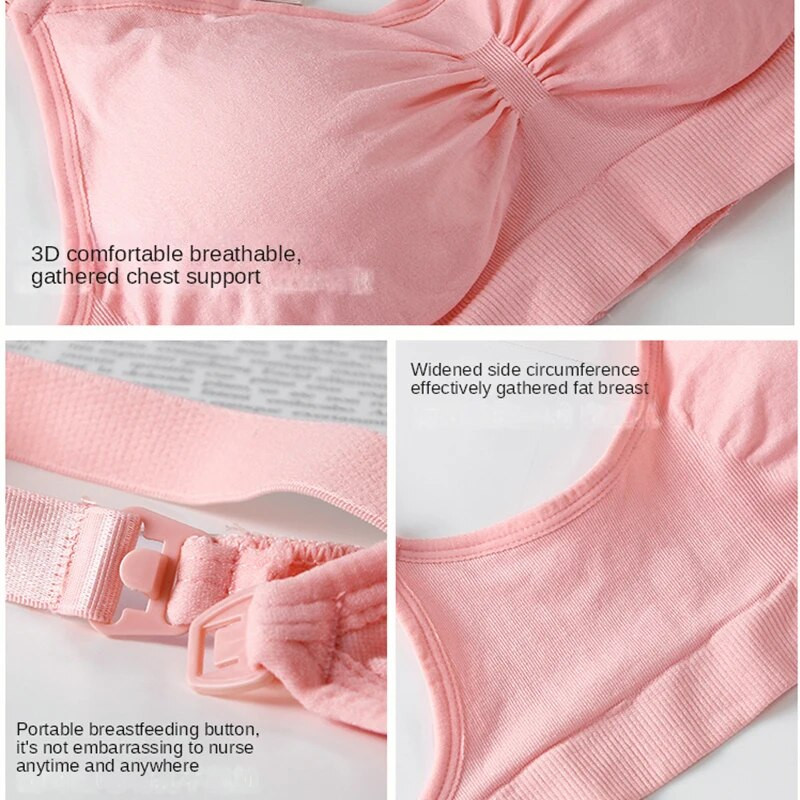 Maitinimo liemenėlė Belaidė žindymo apatinis trikotažas nėščiosioms Moterys apsaugo nuo suglebimo nėštumo metu Drabužiai Kvėpuojanti medžiaga Maitinimo liemenėlės