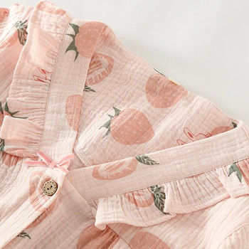 Пижама за бременни Болничен костюм за бременни 2023 Есен Нови 100% памук Дрехи за кърмене Панталони Пижами за кърмене