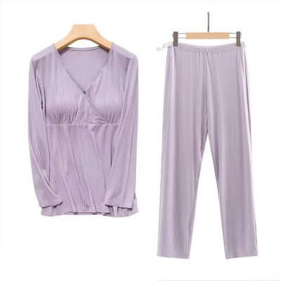 Érzelem anyukák kismama ruhák kismama pizsama szett hálóing, szoptatás, terhességi hálóruha terhes nőknek