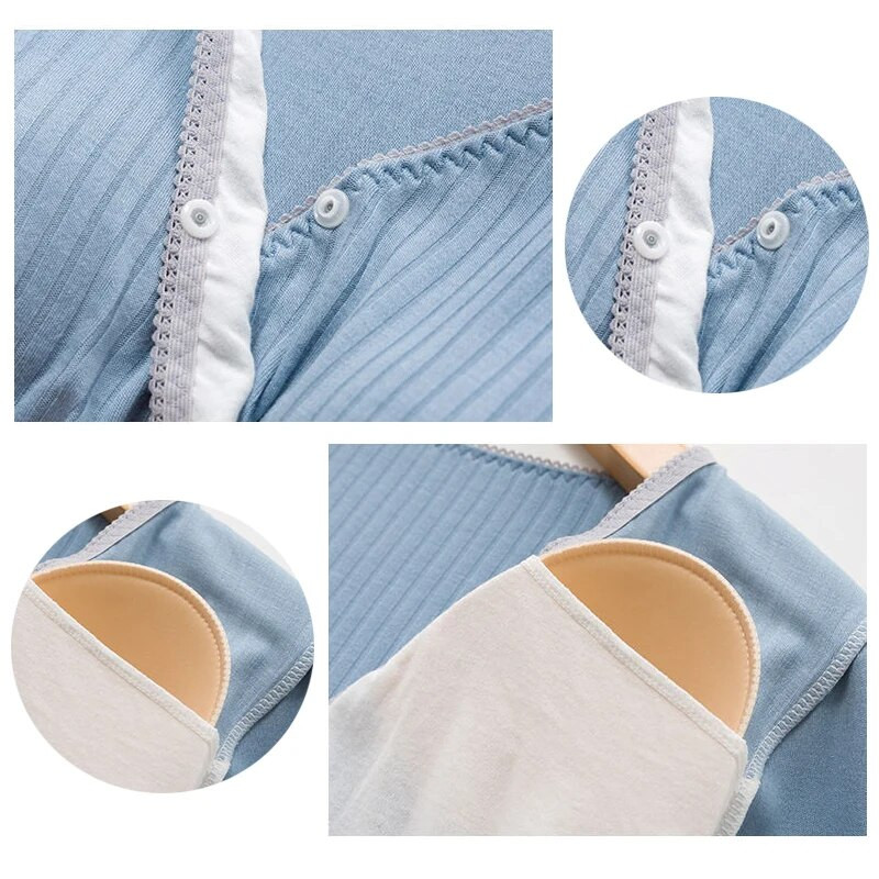 Érzelem anyukák kismama ruhák kismama pizsama szett hálóing, szoptatás, terhességi hálóruha terhes nőknek