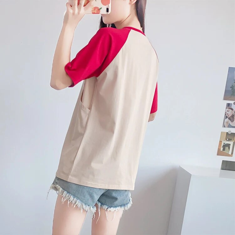 Majice s printom psića za dojenje za trudnice Bluza za dojenje Raglan rukavi Odjeća za dojenje 5012B