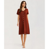 Nėštumo miegui skirtos pižamos suknelės nėščiosioms gimdymo naktiniai marškinėliai ligoninės trumpomis rankovėmis V kaklo mygtukas nėščioms moterims