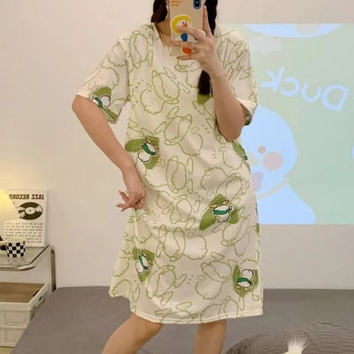 Breast Sleep Rasedate riided Rasedatele Pika varrukaga Rasedus Talvine Pidžaamad Imetamisriided Naiste kleit