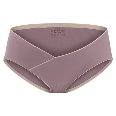 Безшевно бельо за бременност One Piece Vlow Waist Belly Бременни дамски памучни дишащи триъгълни бикини