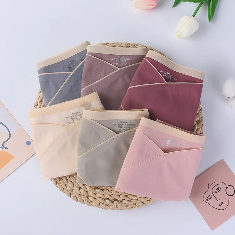 Bešavno donje rublje za trudnice Jednodijelne pamučne prozračne trokutaste gaćice za trudnice Vlow struka i trbuha