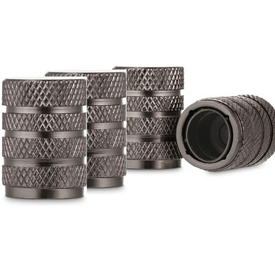 Padangų vožtuvų koto dangteliai 4vnt aliumininiai padangų vožtuvų dangtelių komplektai, korozijai atsparūs koto dangteliai automobiliams sunkvežimiams, motociklams, visureigiams ir dviračiams