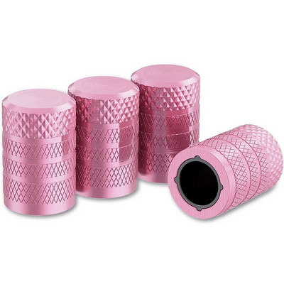 Padangų vožtuvų koto dangteliai 4vnt aliumininiai padangų vožtuvų dangtelių komplektai, korozijai atsparūs koto dangteliai automobiliams sunkvežimiams, motociklams, visureigiams ir dviračiams