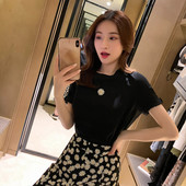 Vasariniai rūbai nėščiosioms Dryžuoti marškinėliai žindymui Moteriški marškinėliai nėščiosioms ir žindymui Kasdieniai drabužiai motinai žindymo laikotarpiu