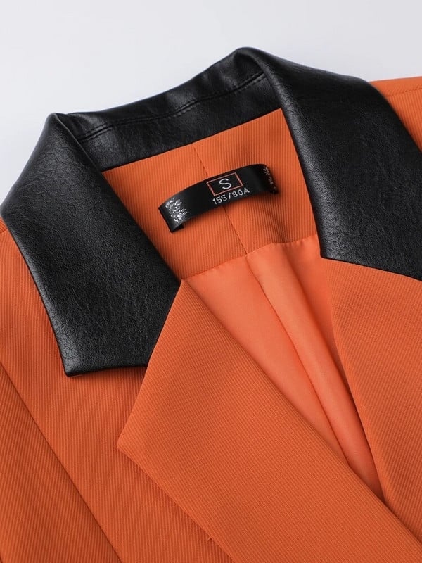 Aukštos kokybės korėjiečių moterų oficialus 2023 m. rudens verslo kostiumai su darbo apranga Biuro uniformos kelnių švarkas 2 dalių komplektas