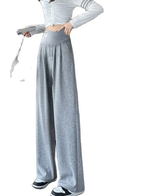 Pavasario ir rudens Nėštumo viršutiniai drabužiai Žieminiai Maži Laisvalaikio Nėščiųjų Kelnės Korėjietiško stiliaus Nėščioms pilvo kelnės laisvos