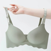 Szoptató melltartó Női tömör Push Up fehérnemű Szexi vezeték nélküli bralette női intim melltartók kényelmes melltartók francia divat fehérnemű felső