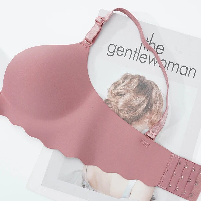 Slaugos liemenėlės Moterų kietas Push Up apatinis trikotažas Sexy Wire Free Bralette Moteriškas Intymus Patogus Liemenėlės Prancūziški madingi apatiniai viršutiniai drabužiai