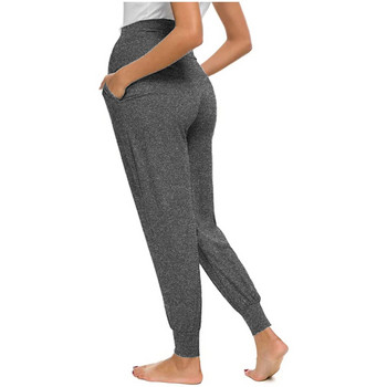 Летни панталони за бременни Дамски дрехи за бременни Свободни ежедневни панталони Панталони за йога Jogger Тренировка Панталони за бременни Клинове Спортно облекло