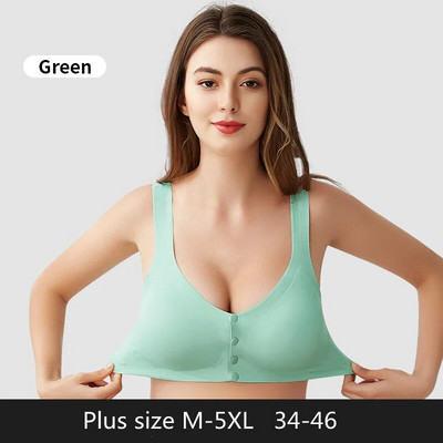 M-5XL szoptatós melltartó Kismama szoptatós melltartó Etető fehérnemű terhes nőknek Seamless Ice Silk Melltartó