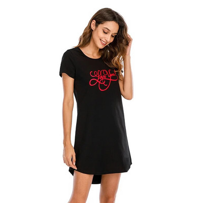 Široka trudnička pidžama s printom, spavaćica, ženska noćna haljina kratkih rukava, ogrtač za kupanje, spavaćica za trudnice, spavaćica