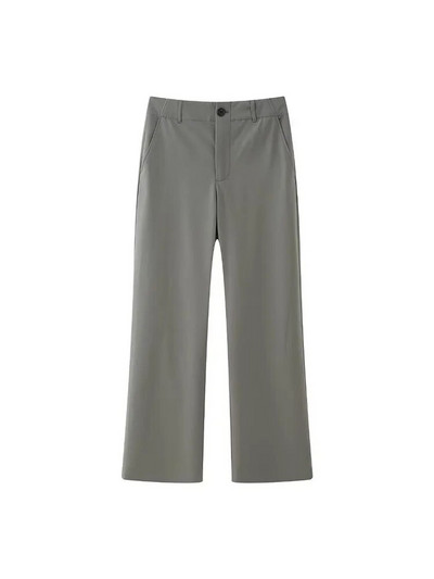 ZATRHMBM Moterys, 2023 m. vienaeilis laisvas švarkas, vintažinis, plonas, tiesus liemenis, tiesios kelnės aukštu juosmeniu, laisvalaikio moteriški rinkiniai Mujer