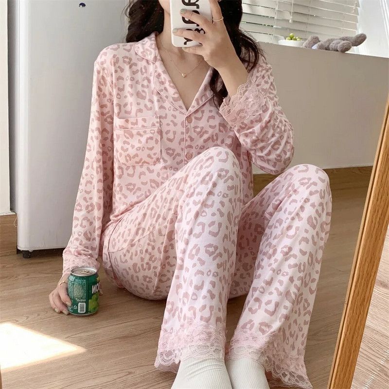 Kismama női pizsama hálóruhák szoptatós ruhák szoptatós anyáknak Szoptatás 2023, ősz, új nappali ruházat