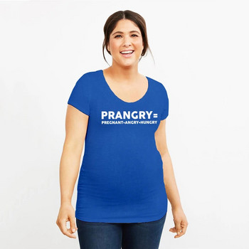 Maternity Prangry Funny T-shirt Ανακοίνωση Εγκυμοσύνης Αποκάλυψη New Baby Shower T-Shirt εγκυμοσύνης Μπλουζάκια εγκυμοσύνης κοντομάνικο T