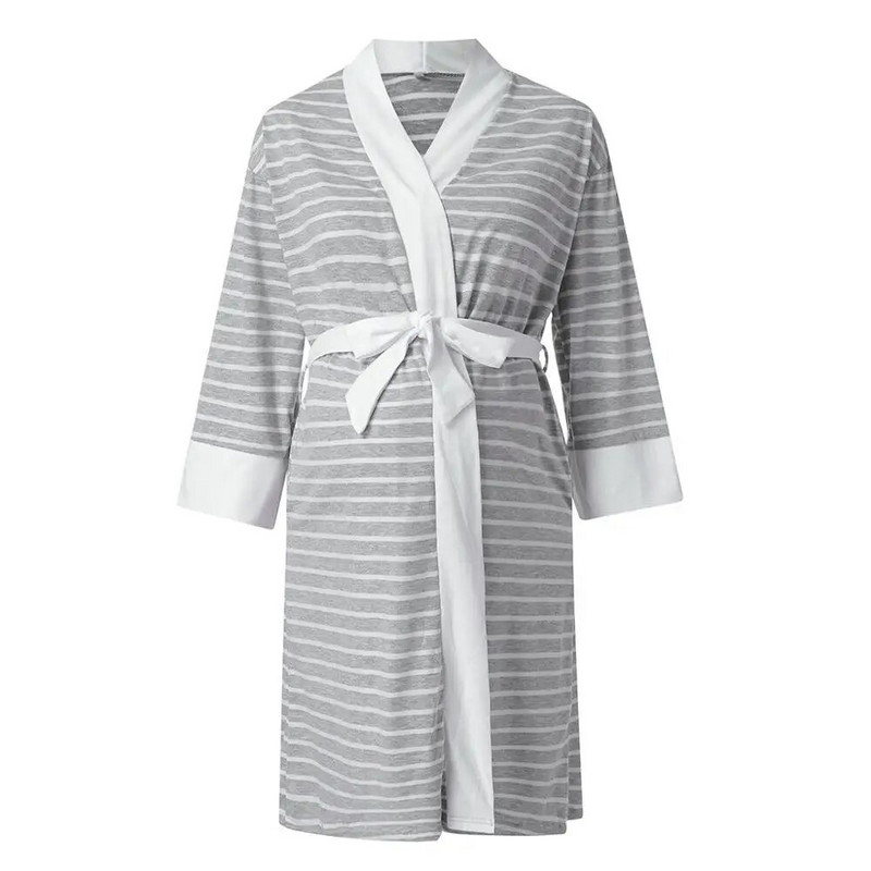 Motinystės chalatas Nėščioms moterims Slauga Naktiniai drabužiai Pižama Miego drabužiai Ropa Mujer Embarazada Premama