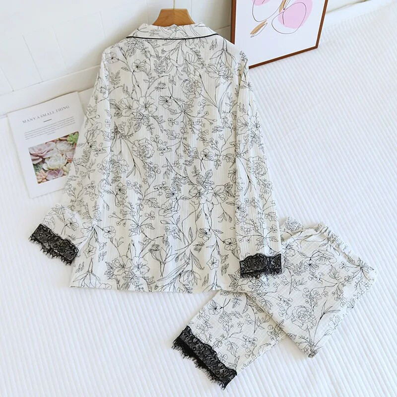 Odjeća za trudnice od čistog pamuka, spavaćica za trudnice, pidžame za dojilje, kućna odjeća, jesenska nova odjeća za majke