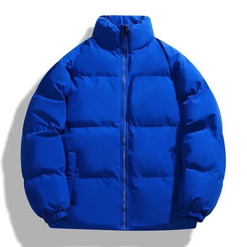 Νέα χειμωνιάτικα ανδρικά ζεστά μπουφάν Χοντρό παρκά casual ανδρικό παλτό εξωτερικού χώρου με φερμουάρ Κλείσιμο