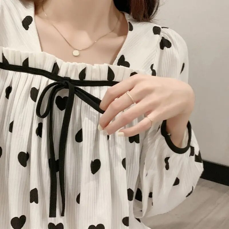 S-4XL 2vnt./rinkinys Pavasario rudens pižamos nėščioms moterims žindyvėms Nėštumo Motinystės Minkšta pižama Saldus mados lankelis naktiniai drabužiai