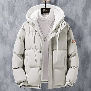 Ανδρικό παλτό Αντιανεμικό μπουφάν για άντρες Μόδα πάρκα Φθινοπωρινό χειμωνιάτικο πανωφόρι Ανδρικό μπουφάν casual Keep Warm Αντιανεμικό Hombre Νέο
