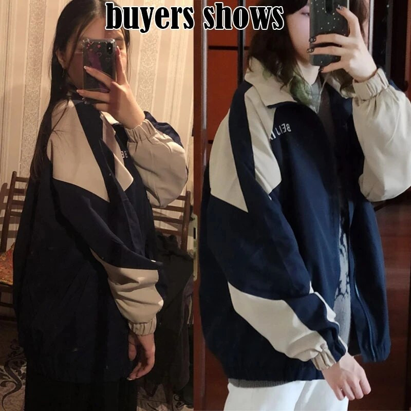 Hiphopo universitetinė striukė Vyriški High Street Patchwork Spalvoti Block Vėjo paltai Moteriški pavasario rudens ploni mados koledžo švarkai