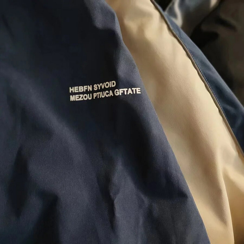 Hip Hop Sveučilišna jakna Muškarci Žene Proljeće Jesen Patchwork Colour Block Vjetrovke Kaputi Muške modne široke tanke fakultetske jakne