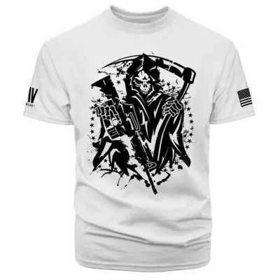 Gimnastikos salė Vyriški marškinėliai vyrams 3D spausdinti JAV vėliavos marškinėliai Negabaritinis laisvalaikis trumpomis rankovėmis Vasarinė sportinė apranga Vyriški drabužiai marškinėliai Topi