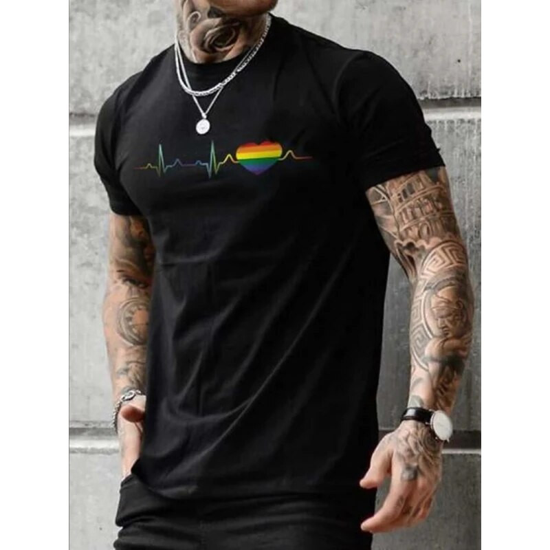 Ανδρικό μπλουζάκι με εμπριμέ μπλουζάκι που αναπνέει με κοντομάνικο μπλουζάκια καθημερινά casual μπλουζάκι με απλά μπλουζάκια Καυτά καλοκαιρινά αντρικά ρούχα