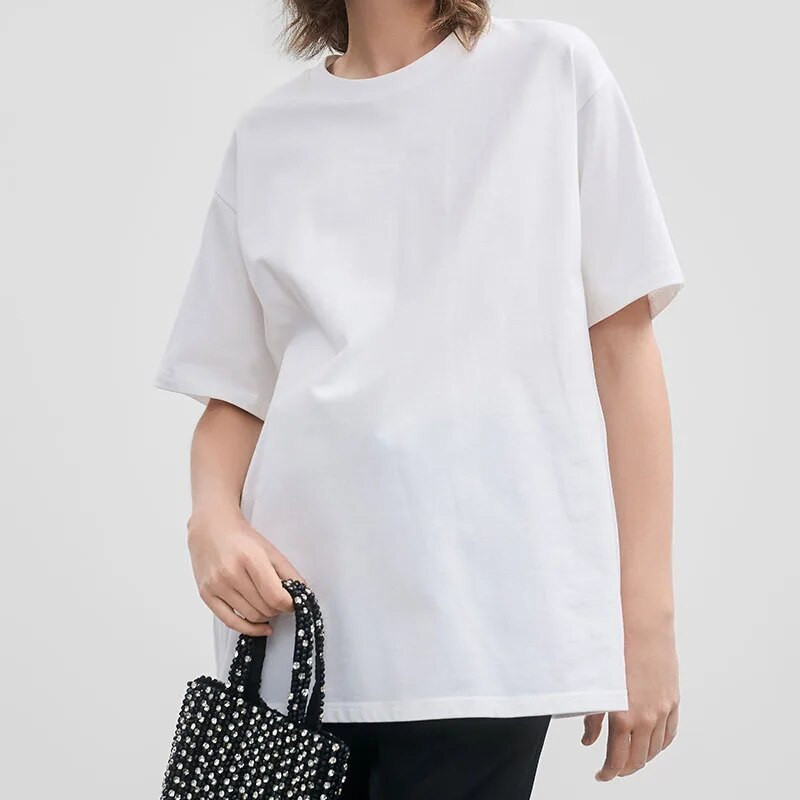 Nėščios moters Vasaros solidūs laisvalaikio marškinėliai trumpomis rankovėmis krūtimi maitinantys laisvi nėščiosios drabužiai