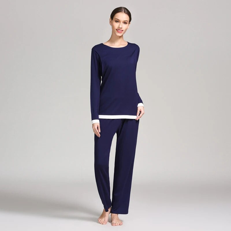 Novi komplet pidžama za trudnice, dugih rukava, spavaćica za dojenje, veće veličine, spavaćica za trudnice, mekana i udobna tkanina
