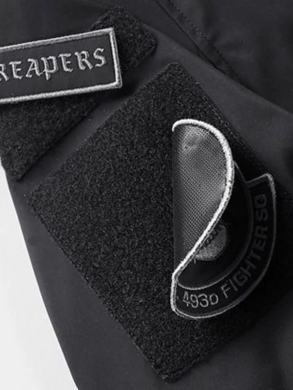 God of Death Bomber jakna s džepom na prsima Techwear Muškarci Punk Hip Hop Taktička ulična odjeća Crne sveučilišne jakne Preveliki kaputi MA1