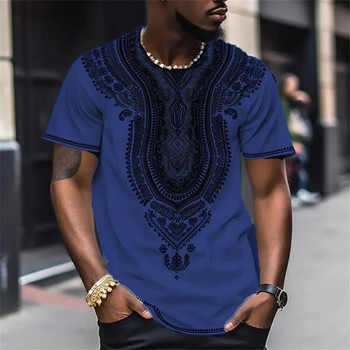 African Ethnic 3D Printing T-shirt Νέο Ανδρικό και Γυναικείο T-shirt με κοντό μανίκι ρετρό Street Wear