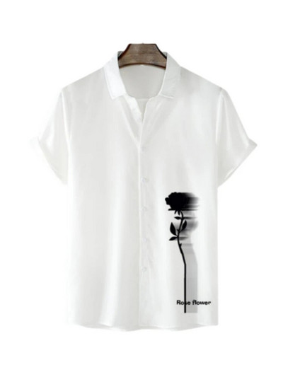 Ljetna muška košulja Havajska labava prozračna festivalska odjeća za kratke rukave Ležerna ulična dnevna muška košulja za van Japanski stil