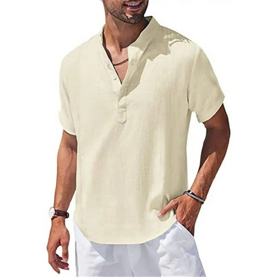 Vyriški vienspalviai marškiniai Laisvalaikio palaidinė Socialiniai kontaktiniai drabužiai Trumpomis rankovėmis Palaidinė Palaidinė Vasariniai kasdieniai marškinėliai Vyriški havajietiški marškinėliai