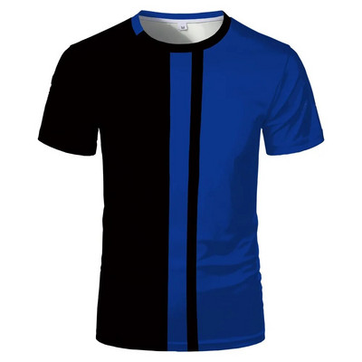 Karštas internetinis išpardavimas 3D sportiniai marškinėliai vyrams Vasaros mados kvėpuojantys sprogstamieji trumpomis rankovėmis marškinėliai Madingi gražūs marškinėliai