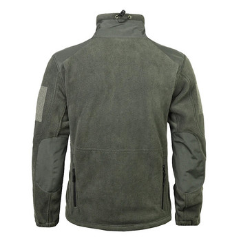 Ανδρικό παλτό ρούχων Mege Thicken Warm Military Army Fleece Jacket Patchwork Multi Pockets Ανδρικό μπουφάν και παλτό Polartec