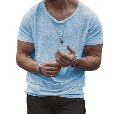 Jauno stiliaus prašmatnus megztinis, minkšto audinio vasarinės palaidinės Greitai džiūstantys marškinėliai, vienspalviai drabužiai