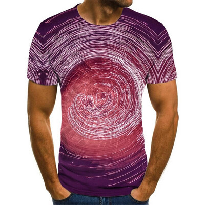 2023 m. Nauji vasariniai marškinėliai su iškirpte Streetwear Erdviniai grafiniai marškinėliai Vyriški laisvalaikio viršūnės Linksmi 3D vyriški marškinėliai