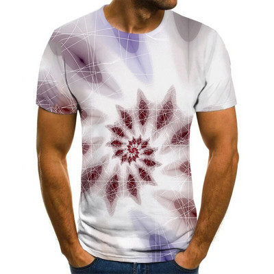 2023 m. Nauji vasariniai marškinėliai su iškirpte Streetwear Erdviniai grafiniai marškinėliai Vyriški laisvalaikio viršūnės Linksmi 3D vyriški marškinėliai