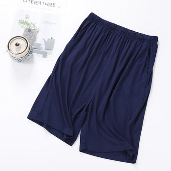 Големи размери Летни модални мъжки панталони за сън Ежедневни къси панталони с шнурове Мъжки къси панталони за спане Свободни удобни мъжки долнища за сън