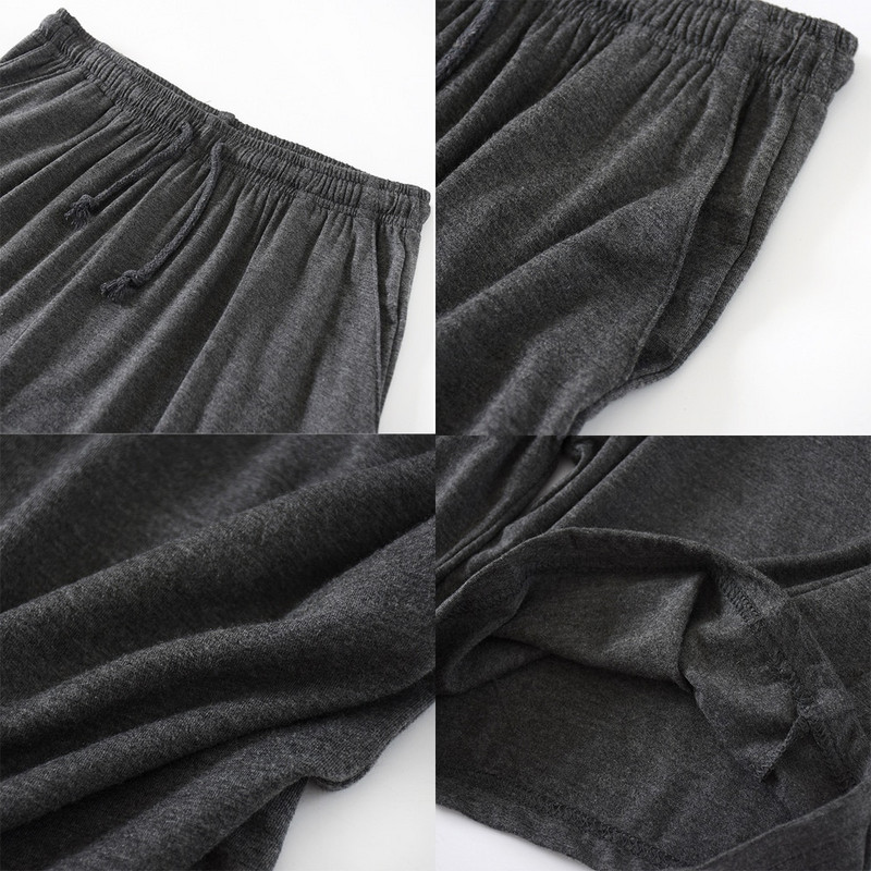 2023 m. Nauji Modaliniai vyriški pižamos šortai Vasariniai penkių taškų namų miego šortai Medvilniniai laisvi laisvalaikio didelio dydžio L-8XL paplūdimio šortai