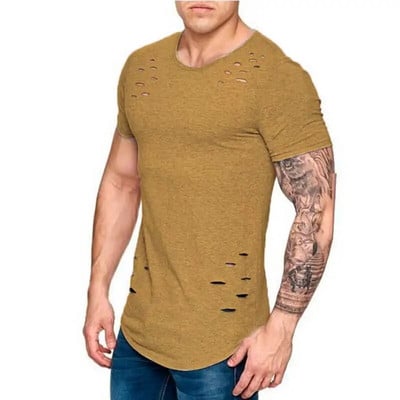 Plyšę marškinėliai vyriški trumpomis rankovėmis marškinėliai fitneso vasariniai drabužiai vyriški juokingi solidūs marškinėliai gatvės apranga ploni marškinėliai marškinėliai