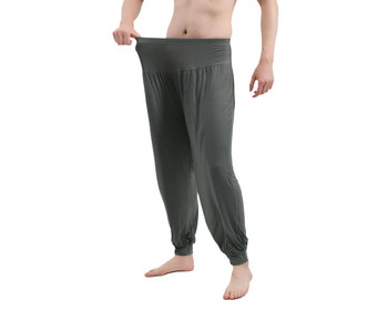 Fdfklak Нови свободни панталони за мъже Модални памучни домашни панталони Плюс размер Мъжка пижама Панталон Ежедневно спално облекло Pantalones Hombre 6XL