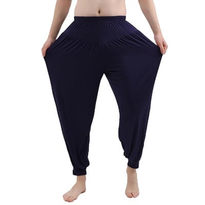 Fdfklak Nove široke hlače za muškarce, modalne pamučne kućne hlače, velika muška pidžama, hlače, ležerna odjeća za spavanje Pantalones Hombre 6XL