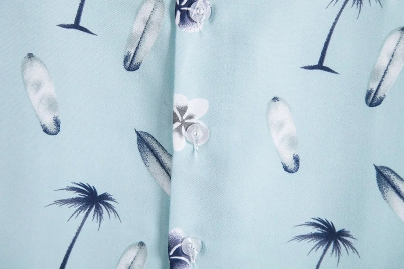 Cvjetna košulja Muška havajska košulja kratkih rukava Muške košulje za plažu Engleski stil Streetwear Harajuku Ležerna Camisa Masculina